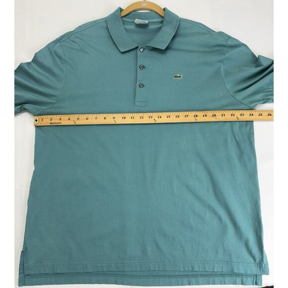 Lacoste Devanlay Polo Shirt Men Size 7 XXL Teal Green 5191L - Picture 6 of 10